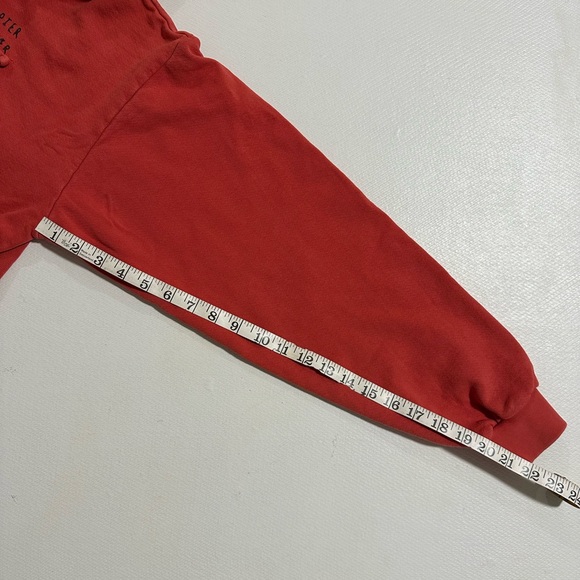 Billie Eilish Happier Than Ever 2022 Tour Hoodie Red/Orange Size Small EUC - Picture 8 of 12